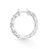 Classic Luminous Charm Hoops - Zen Diamond India
