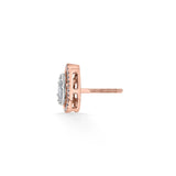 Signature Extra Small Drop Pave Solitaire Earrings - Zen Diamond India