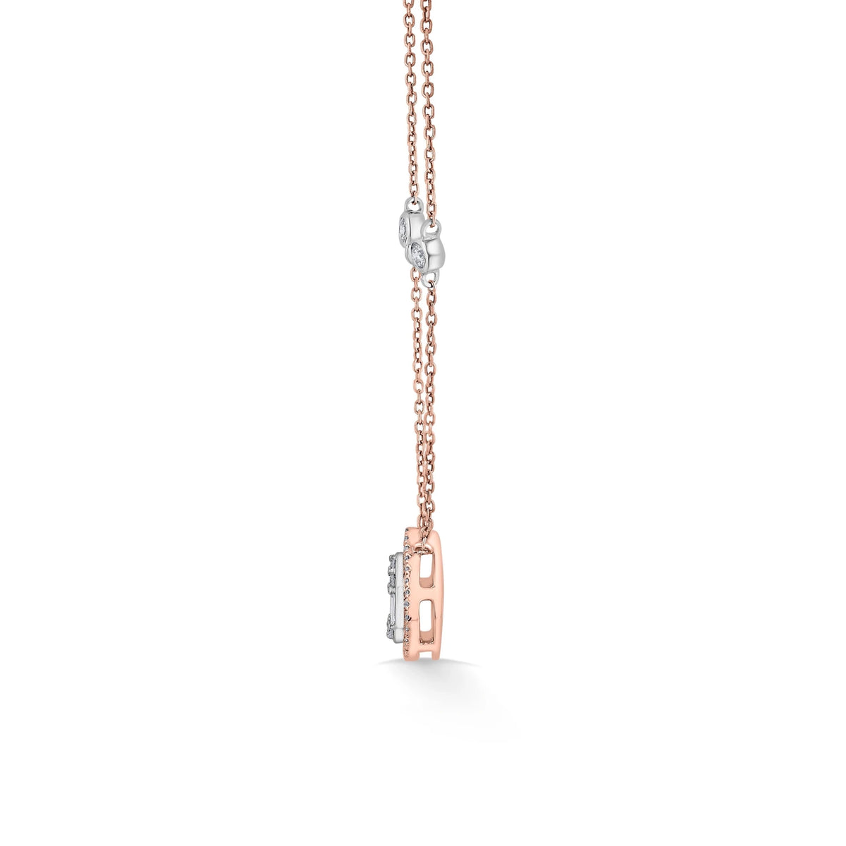 Signature Extra Small Drop Pave Solitaire Pendant - Zen Diamond India