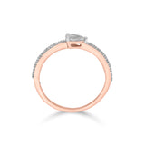 Solitaire Off - Center Grace Ring - Zen Diamond India