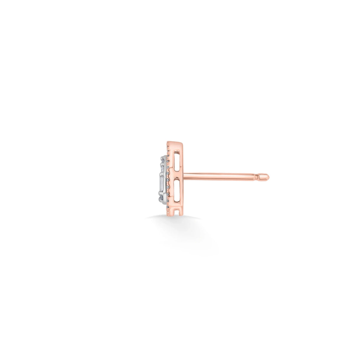 Signature Small Drop Pave Solitaire Earrings - Zen Diamond India
