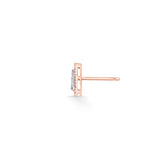Signature Small Drop Pave Solitaire Earrings - Zen Diamond India