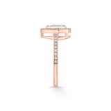 Signature Small Drop Pave Solitaire Ring - Zen Diamond India