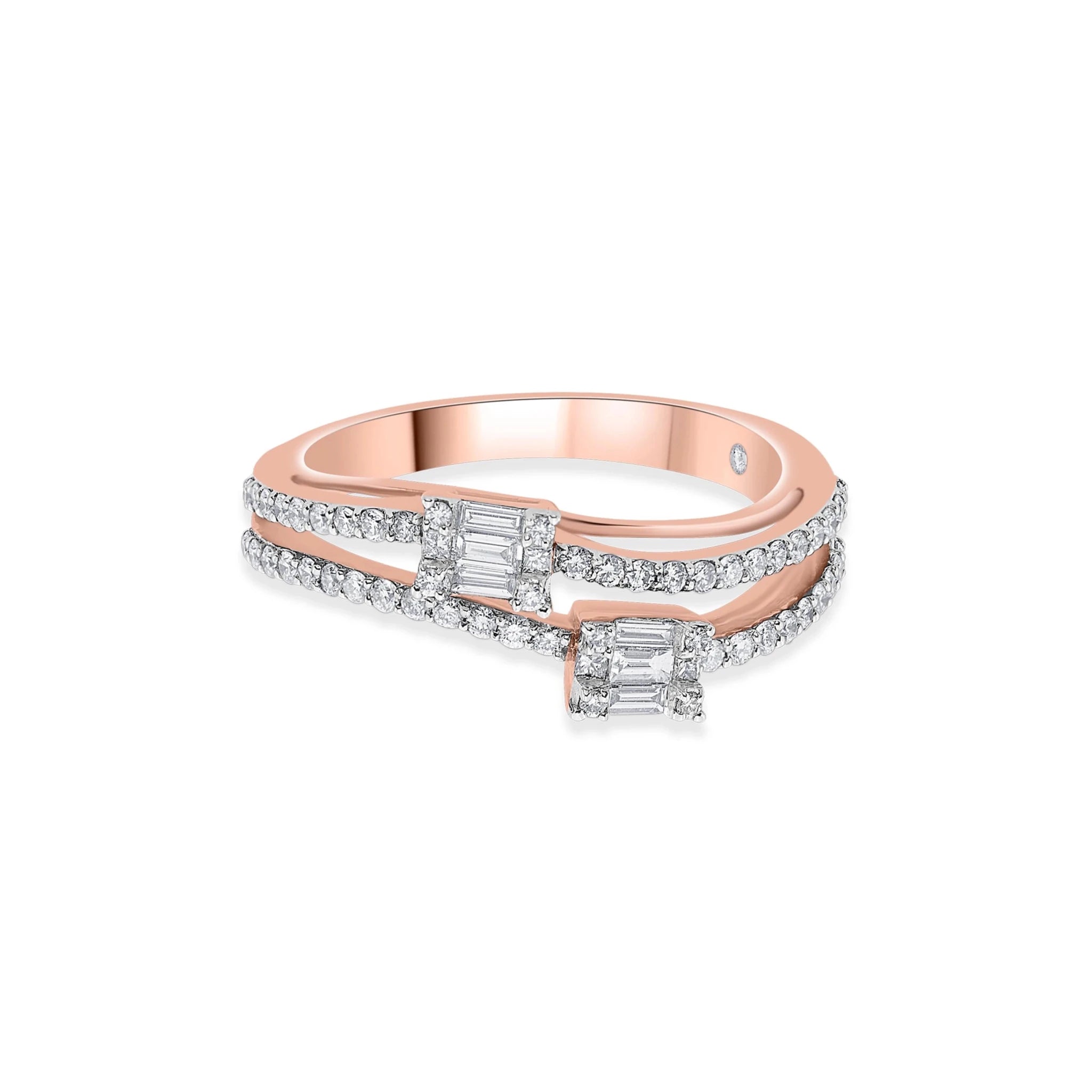 Dual Radiance Harmony Ring - Zen Diamond India