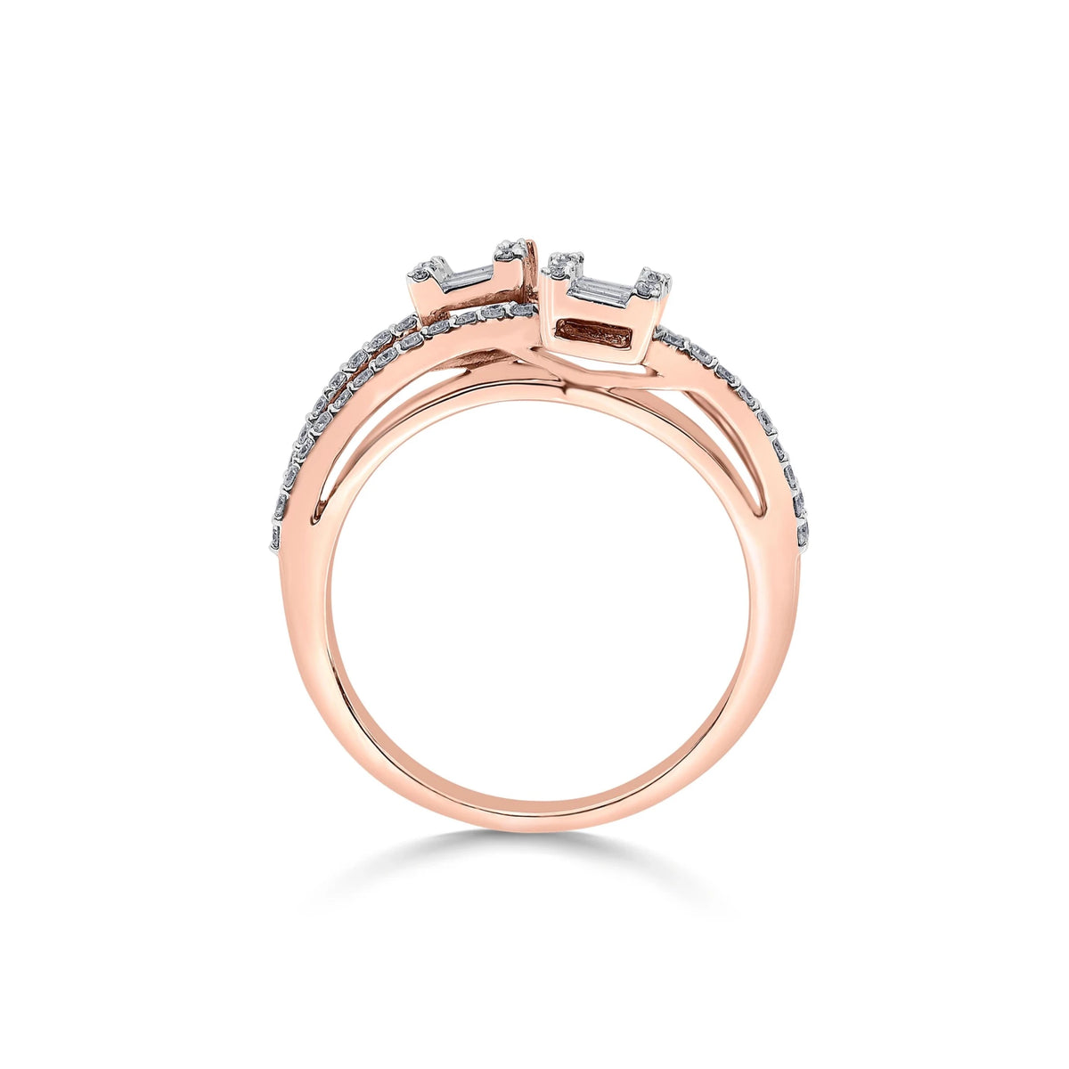 Dual Radiance Harmony Ring - Zen Diamond India