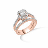 Regal Enigma Halo Ring