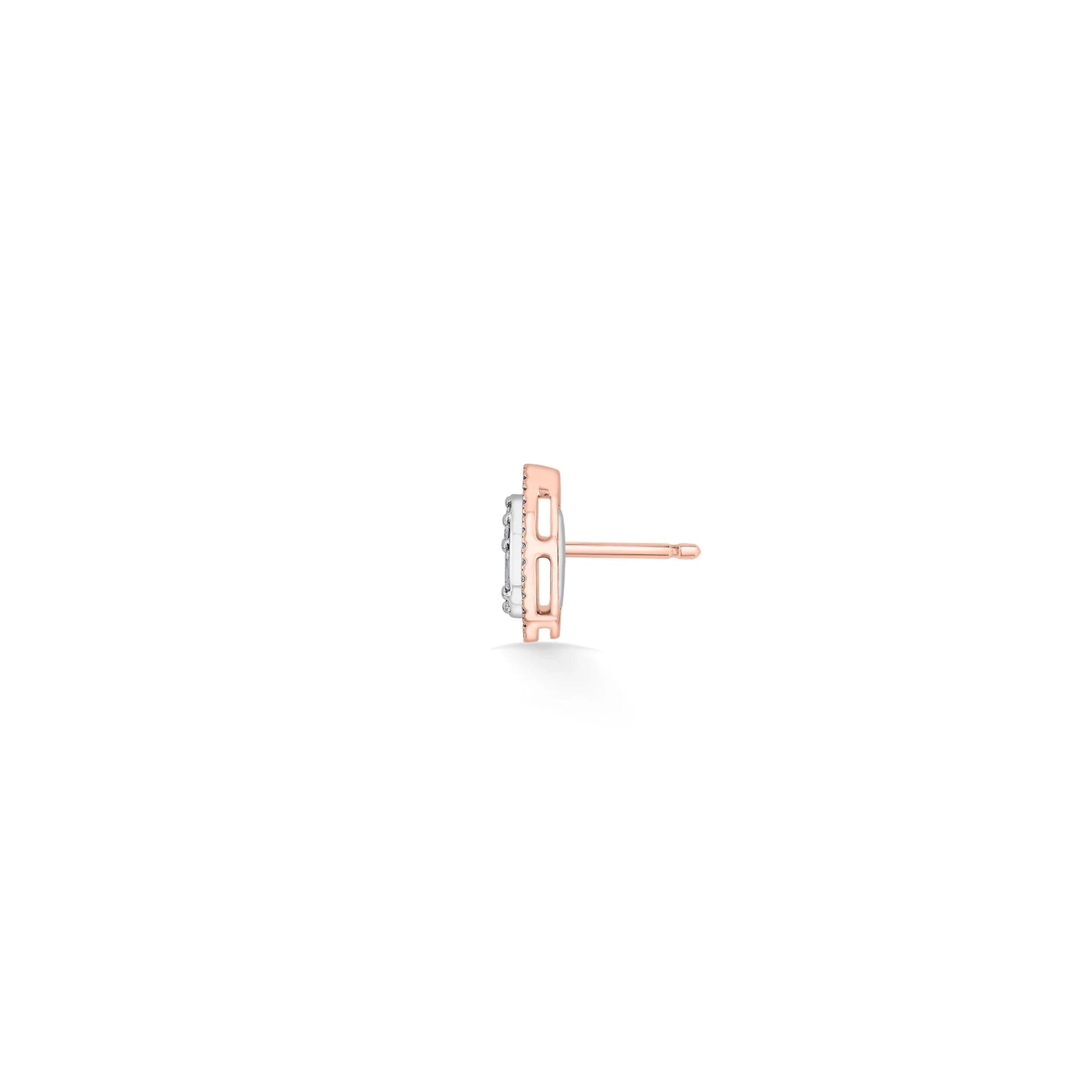 Signature Large Drop Pave Solitaire Earrings - Zen Diamond India