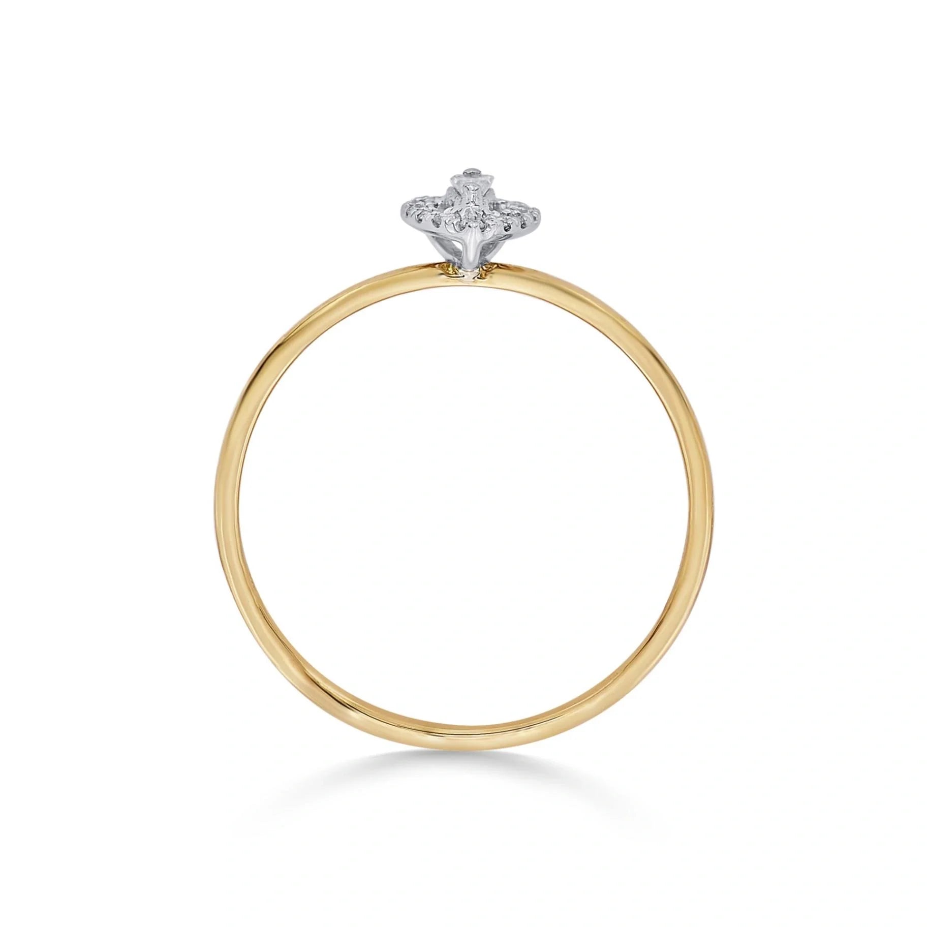 Deck Up Dewdrop Radiance Ring - Zen Diamond India