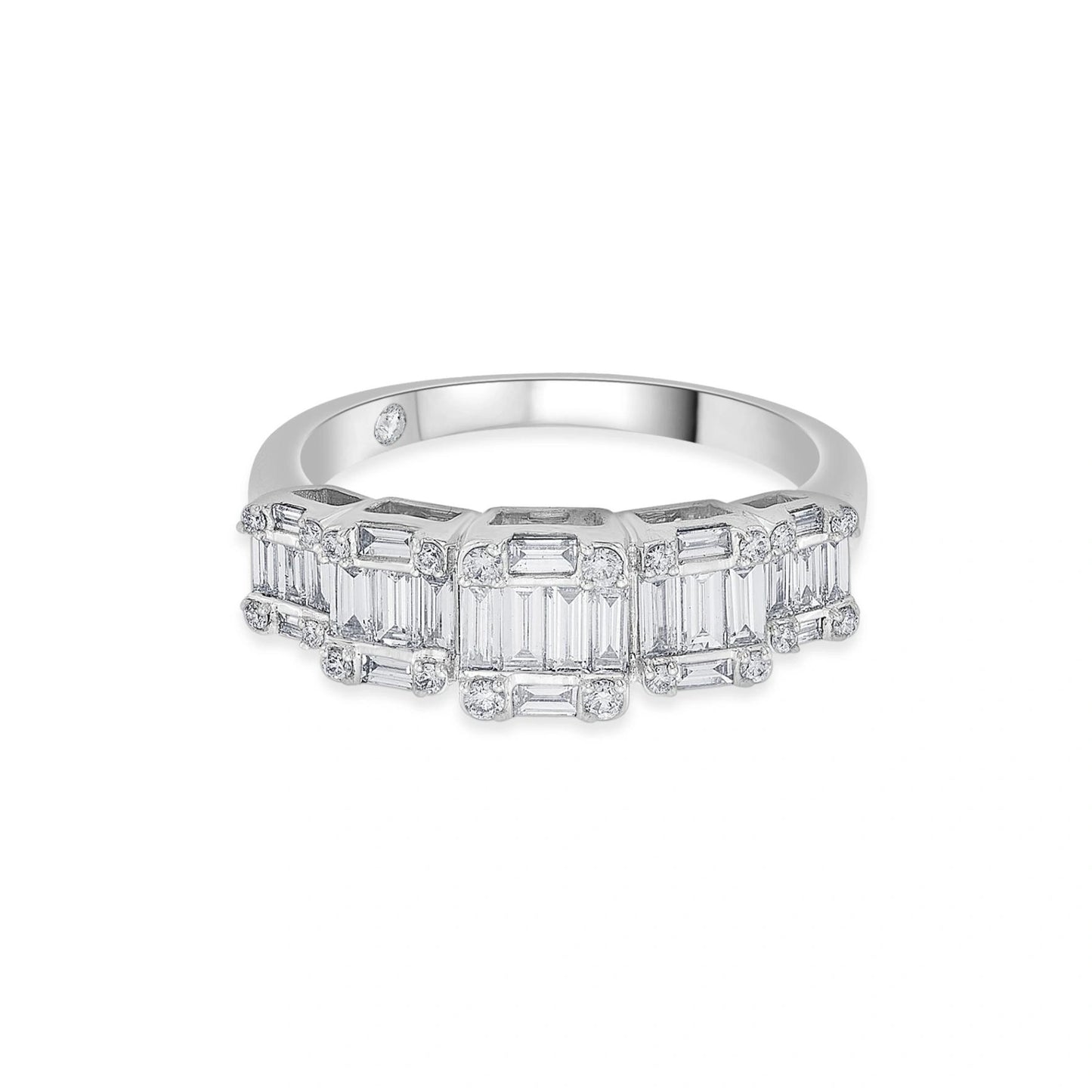 Meta Regal Radiance Crown Ring