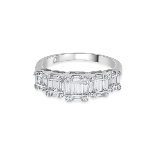 Meta Regal Radiance Crown Ring