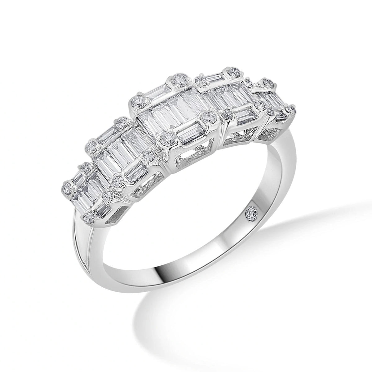 Meta Regal Radiance Crown Ring