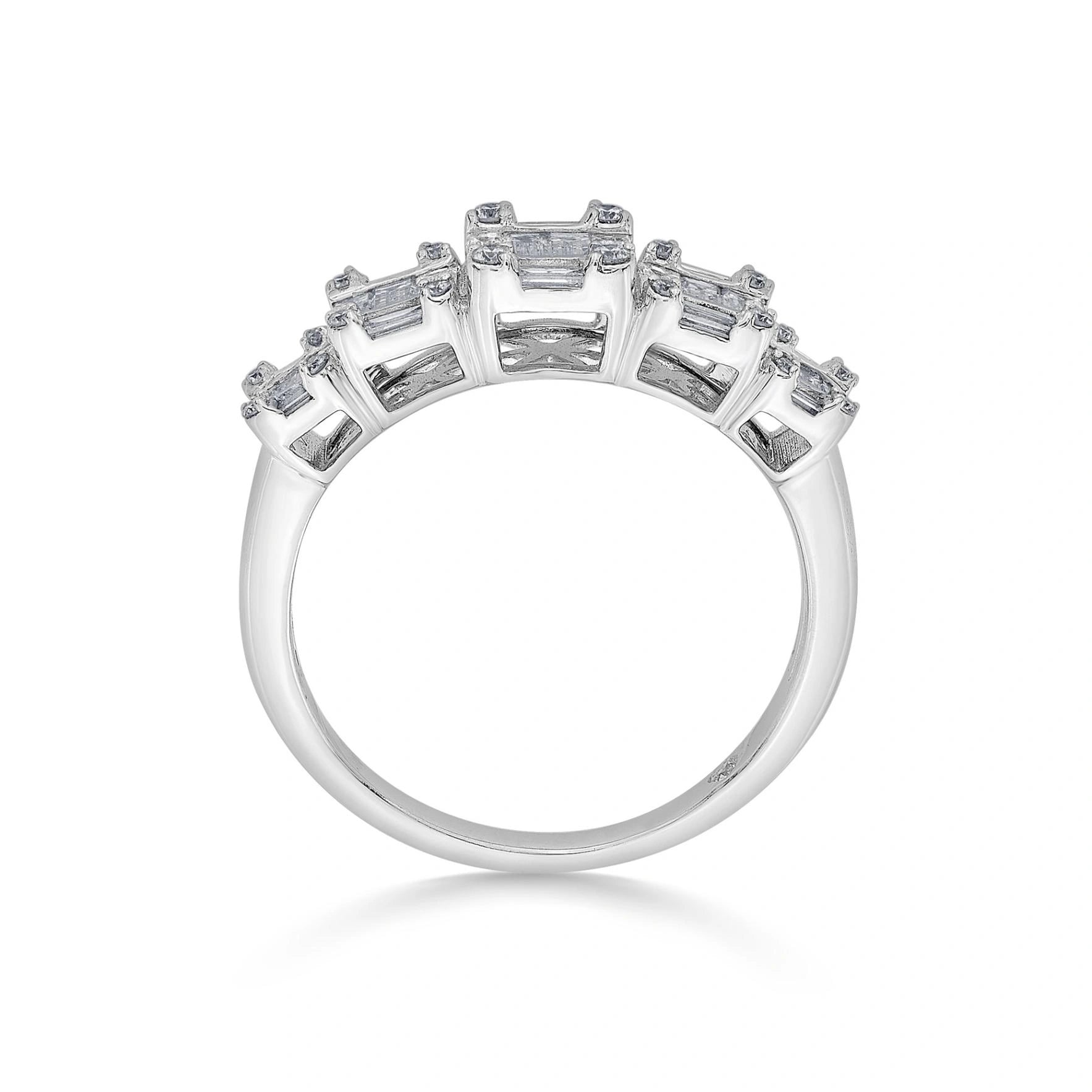Meta Regal Radiance Crown Ring