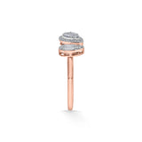 MOI Twin Teardrop Symphony Ring - Zen Diamond India