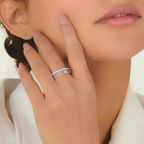 Sassy Glitterati Statement Ring