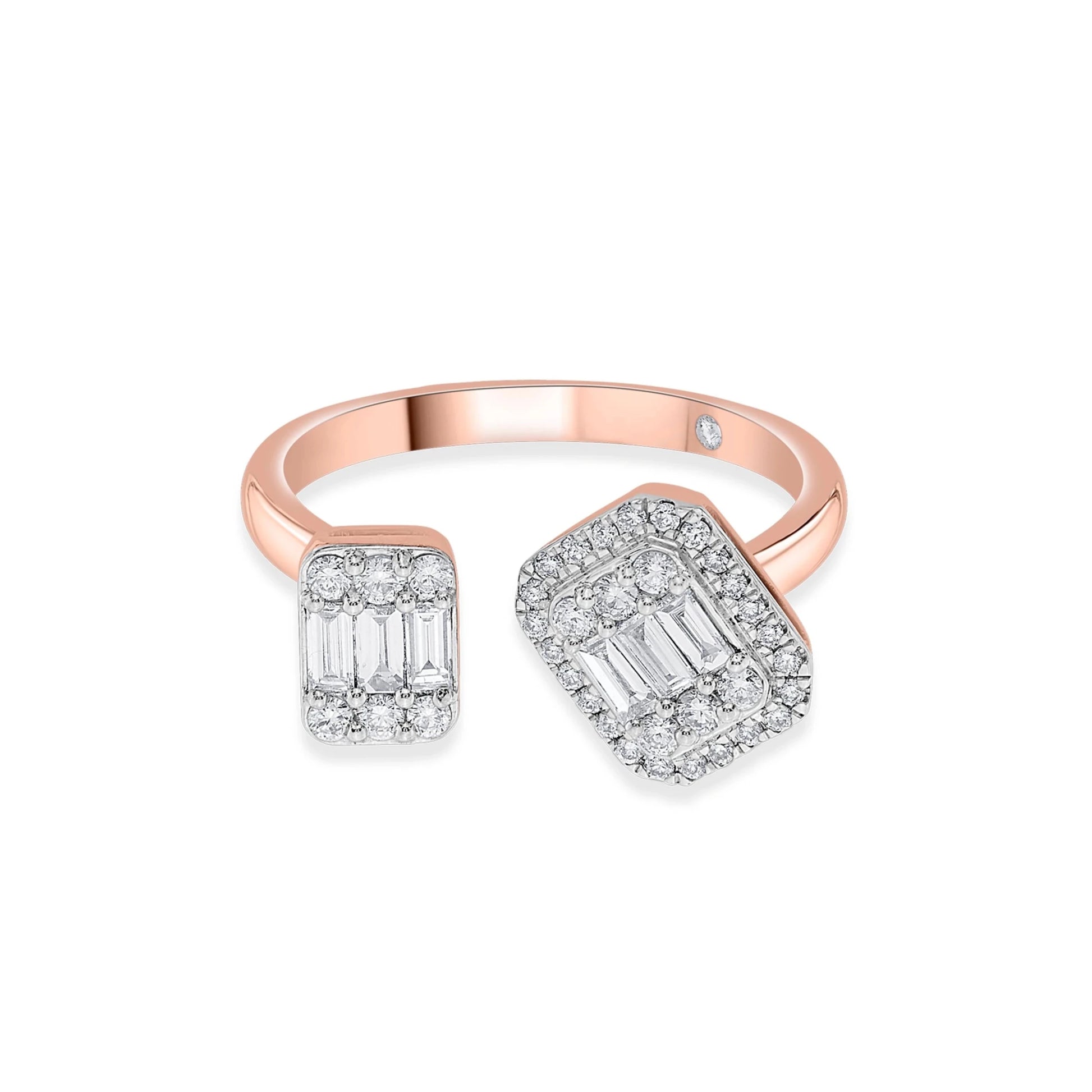 MOI Emerald Cluster Ring - Zen Diamond India