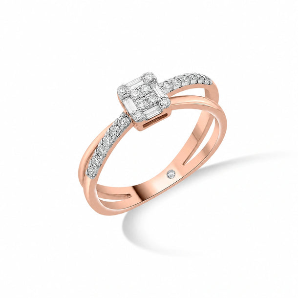 Radiant Edge Fusion Ring