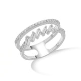 Meta Zigzag Luxe Ring