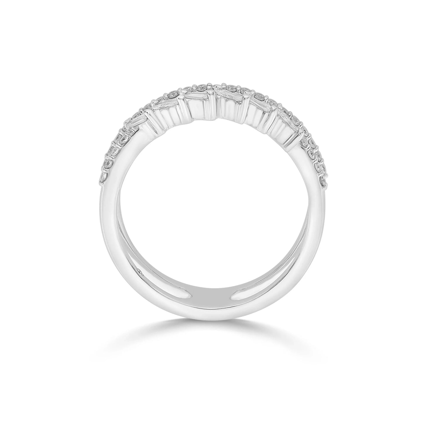 Meta Zigzag Luxe Ring