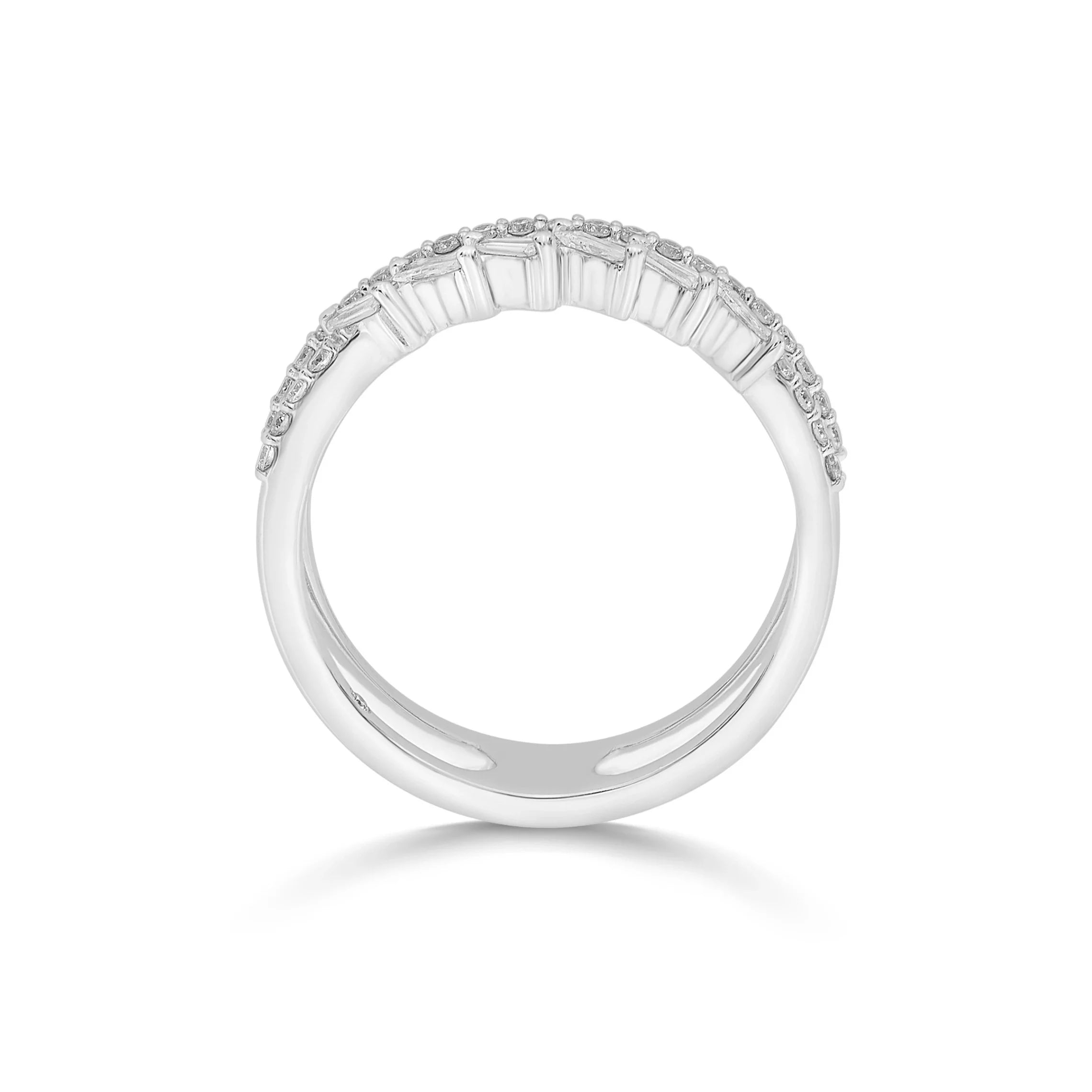 Meta Zigzag Luxe Ring - Zen Diamond India