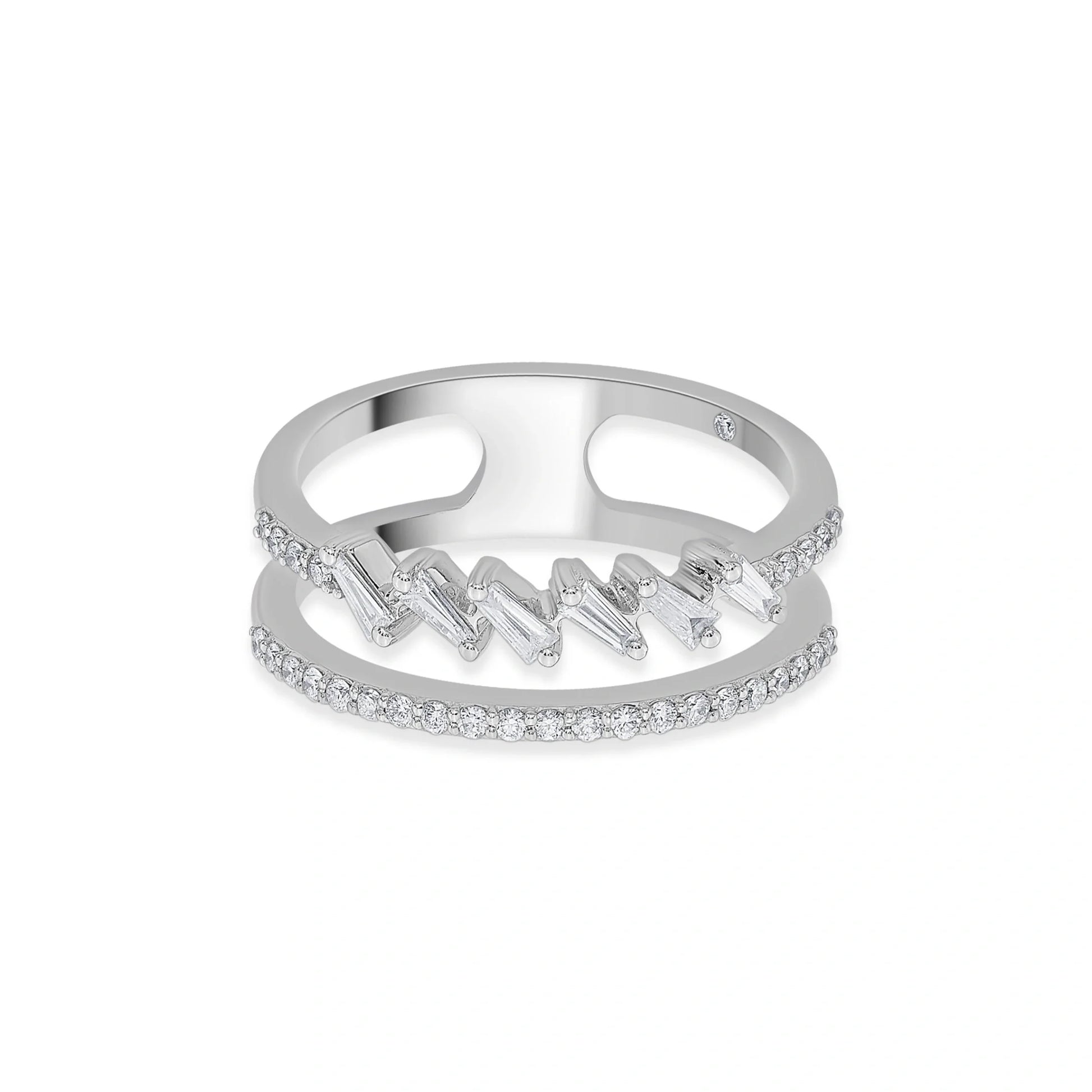 Meta Zigzag Luxe Ring - Zen Diamond India