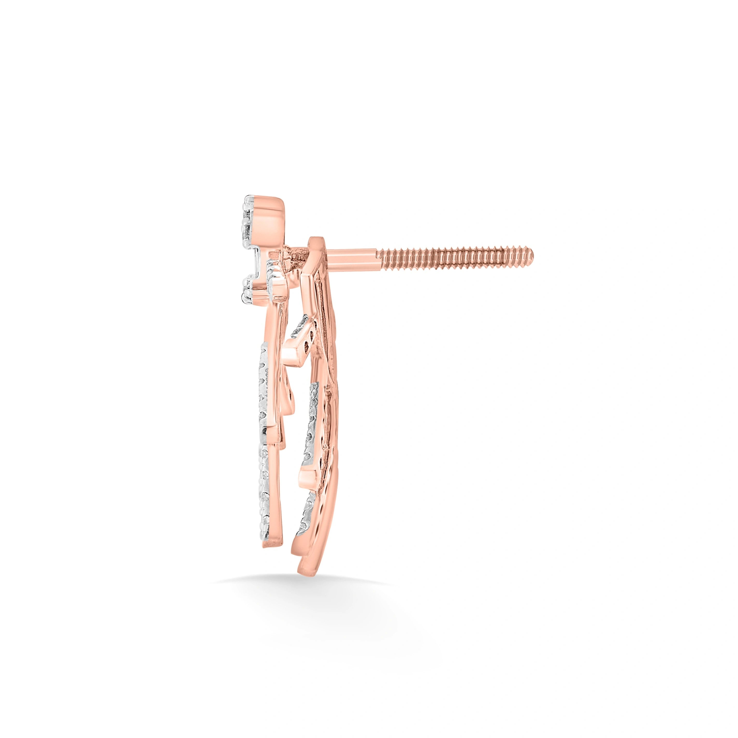 Sassy Aurora Flare Earrings - Zen Diamond India