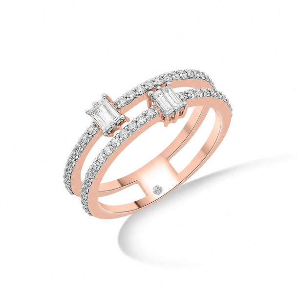 Twin Spark Radiance Ring