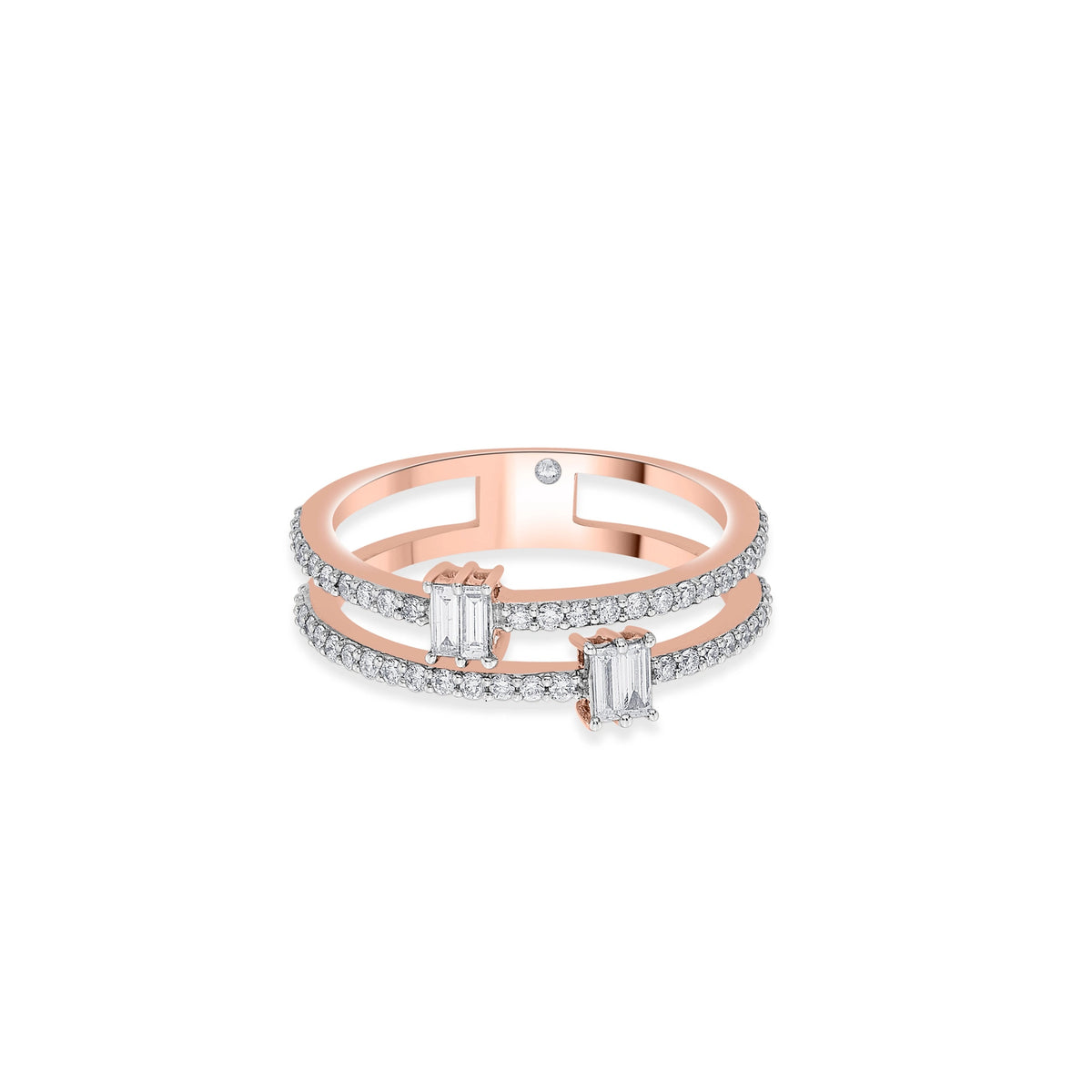 Twin Spark Radiance Ring