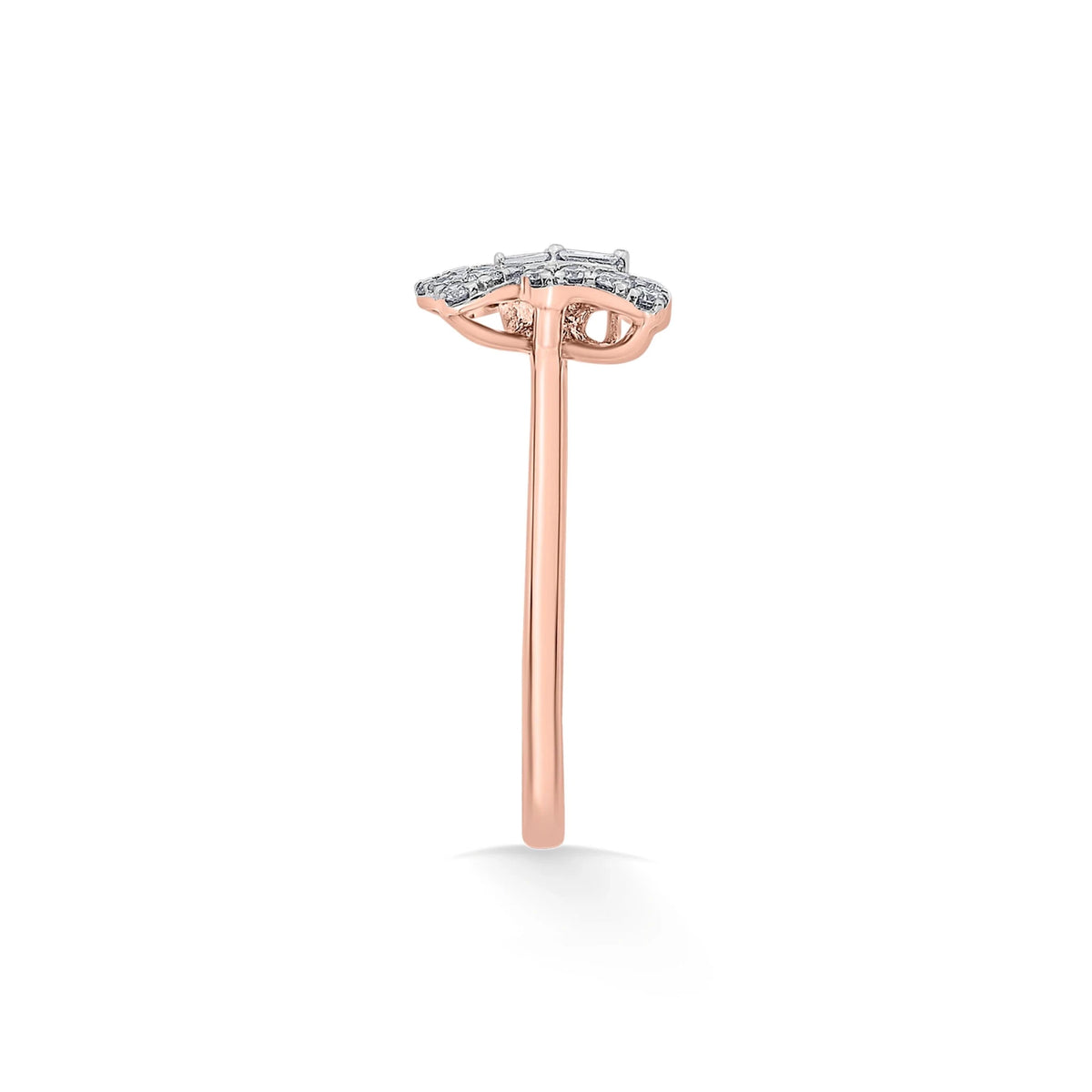 Sassy Diamond Bow Bliss Ring - Zen Diamond India