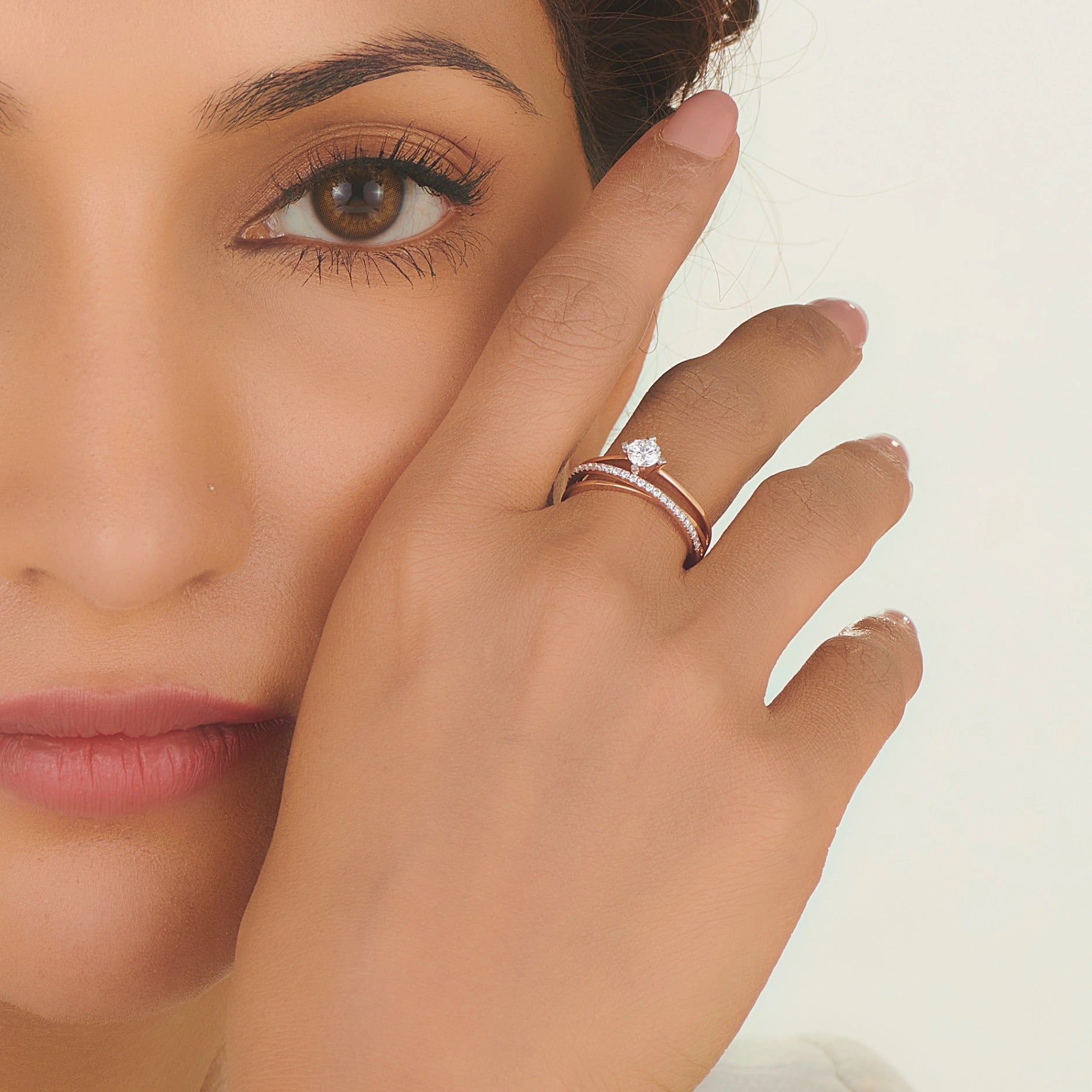 Zen Pirlanta Wide Embrace Ring - Zen Diamond India