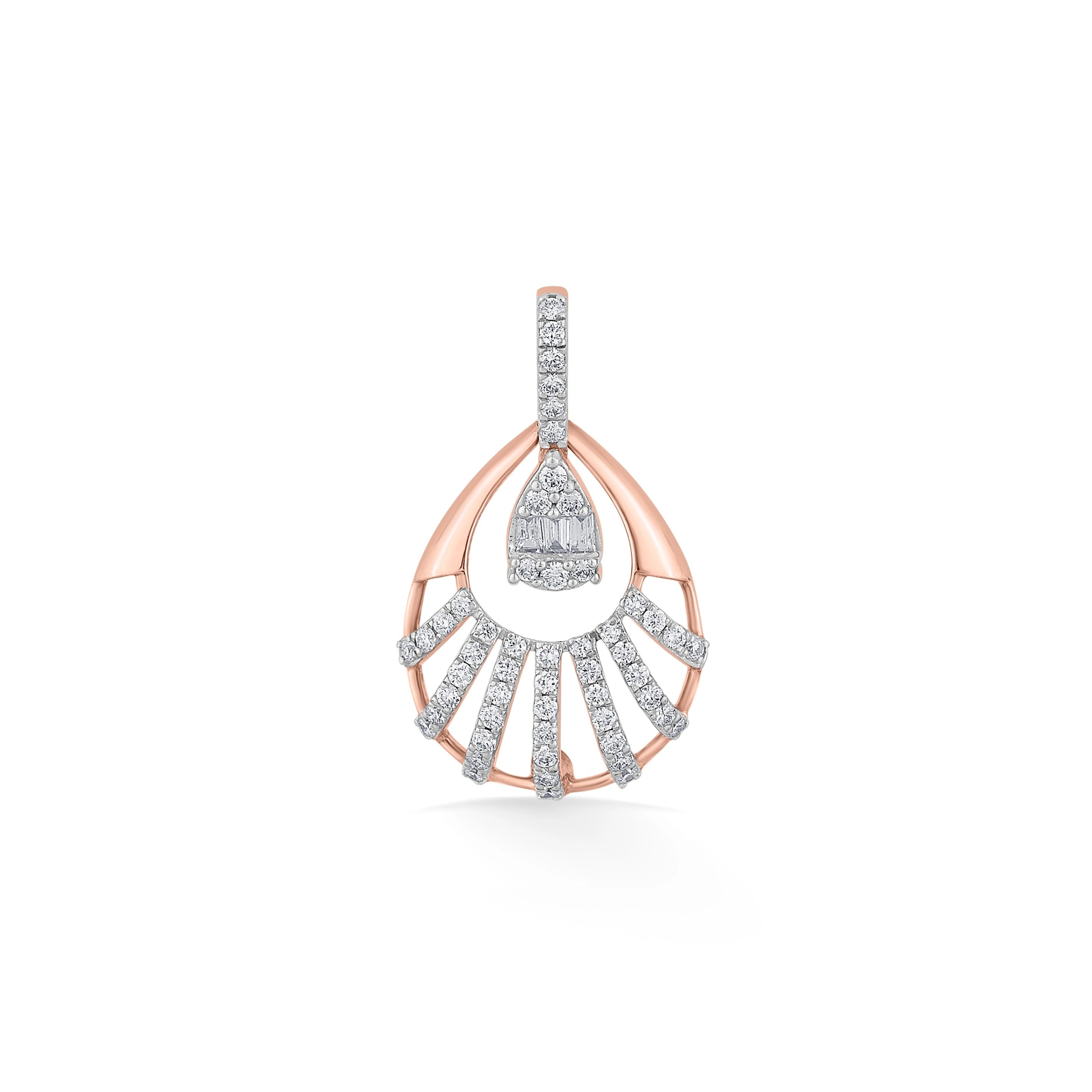 Radiant Royale Teardrop Pendant - Zen Diamond India