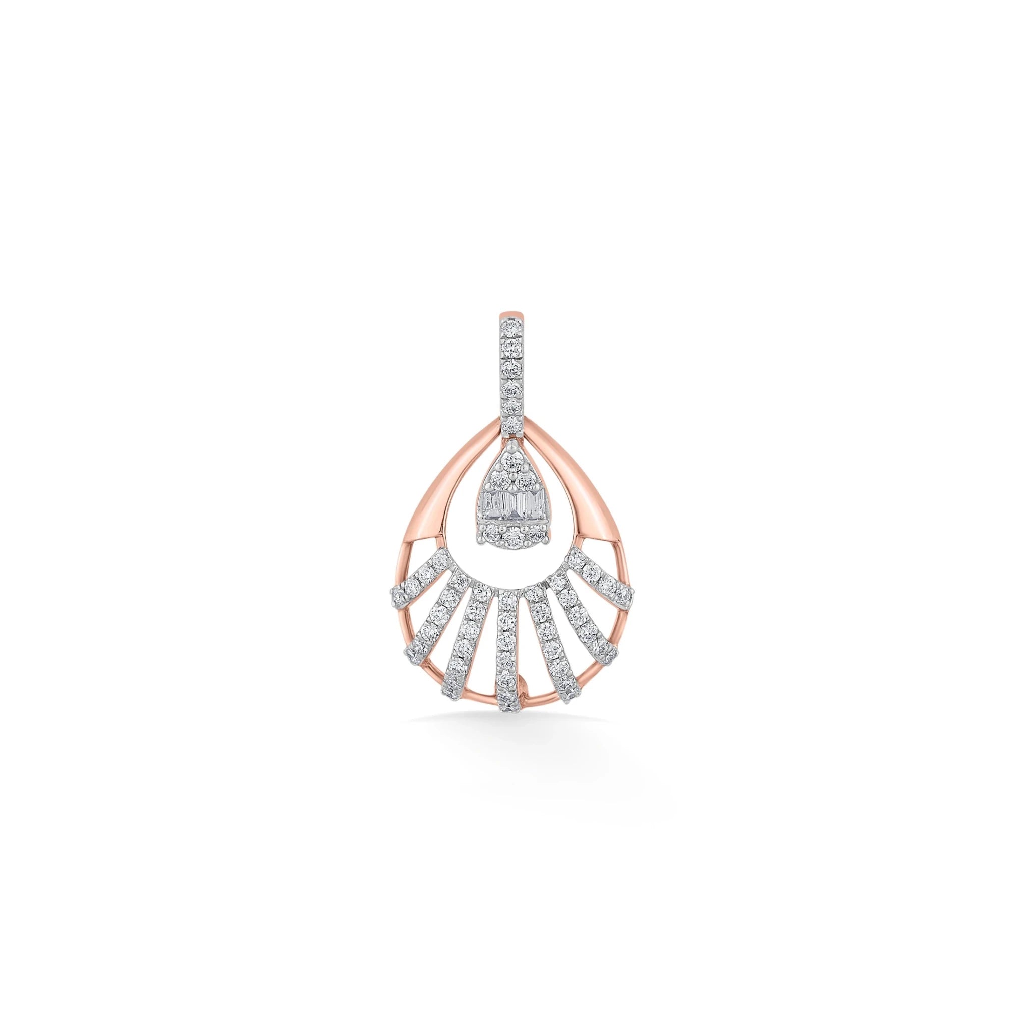 Radiant Royale Teardrop Pendant - Zen Diamond India