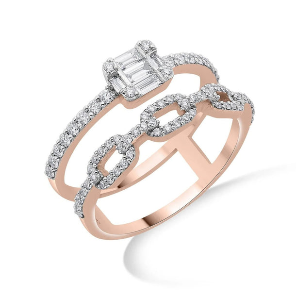 Cuban Royale Link Luxe Ring