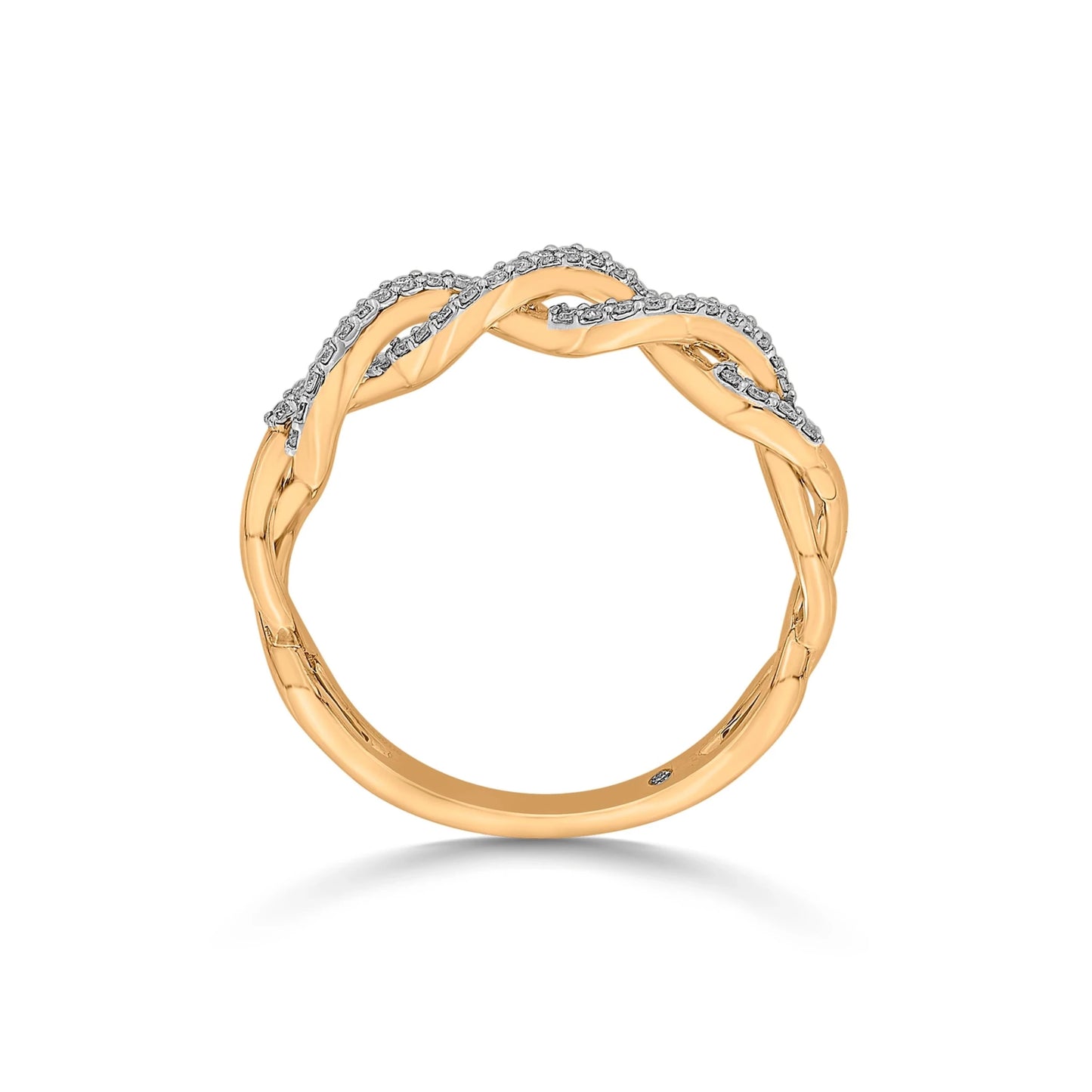 Sassy Cosmic Weave Ring - Zen Diamond India