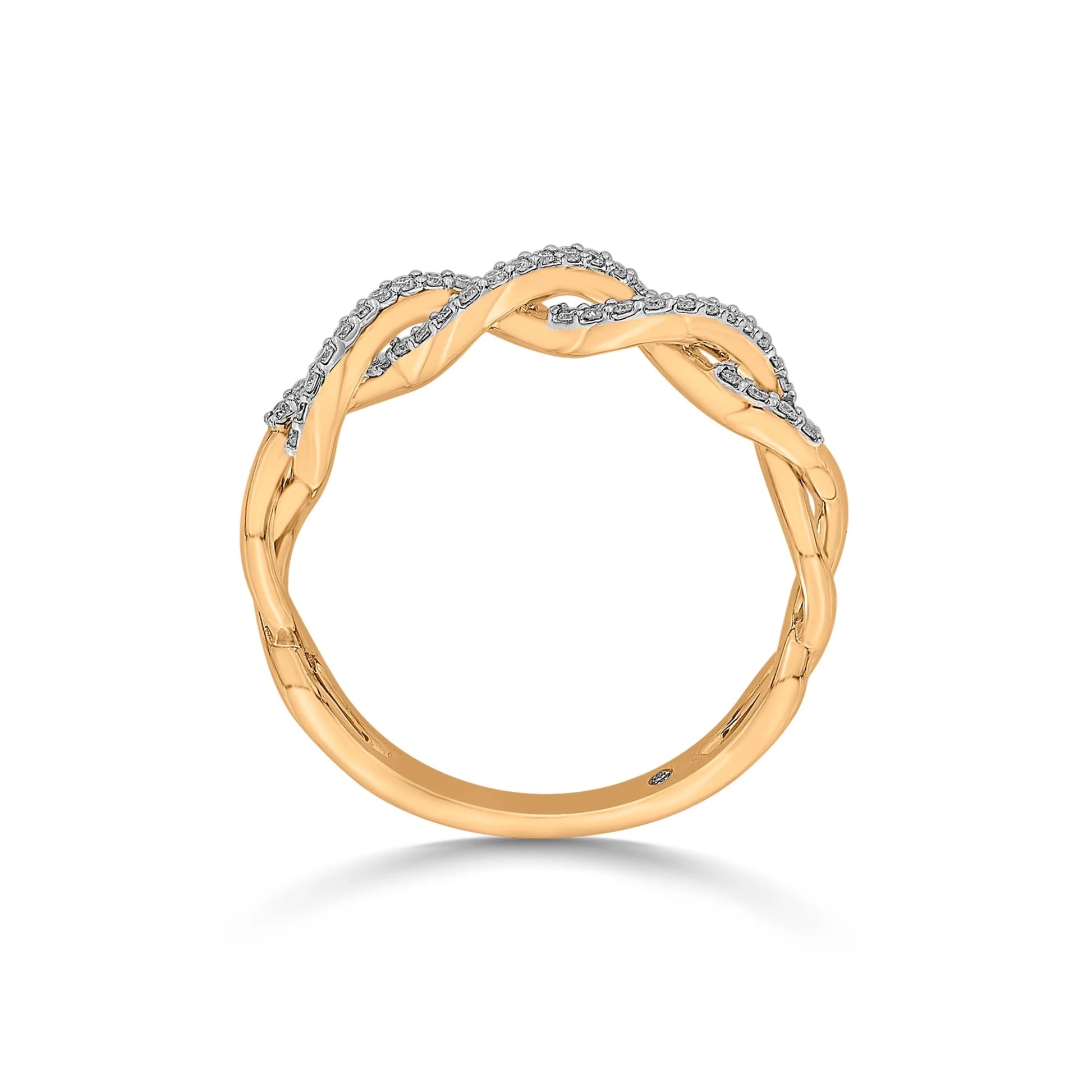 Sassy Cosmic Weave Ring - Zen Diamond India
