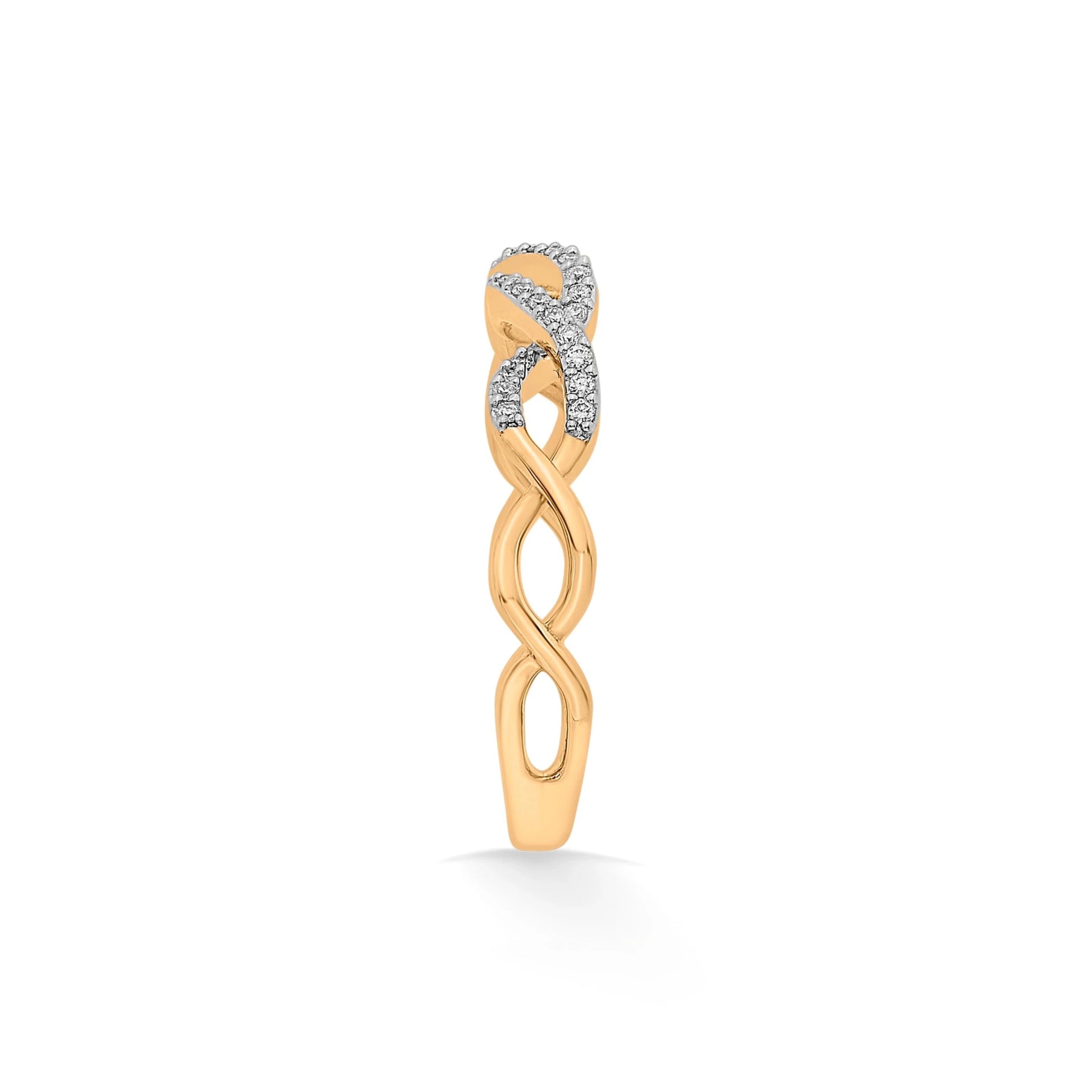 Sassy Cosmic Weave Ring - Zen Diamond India