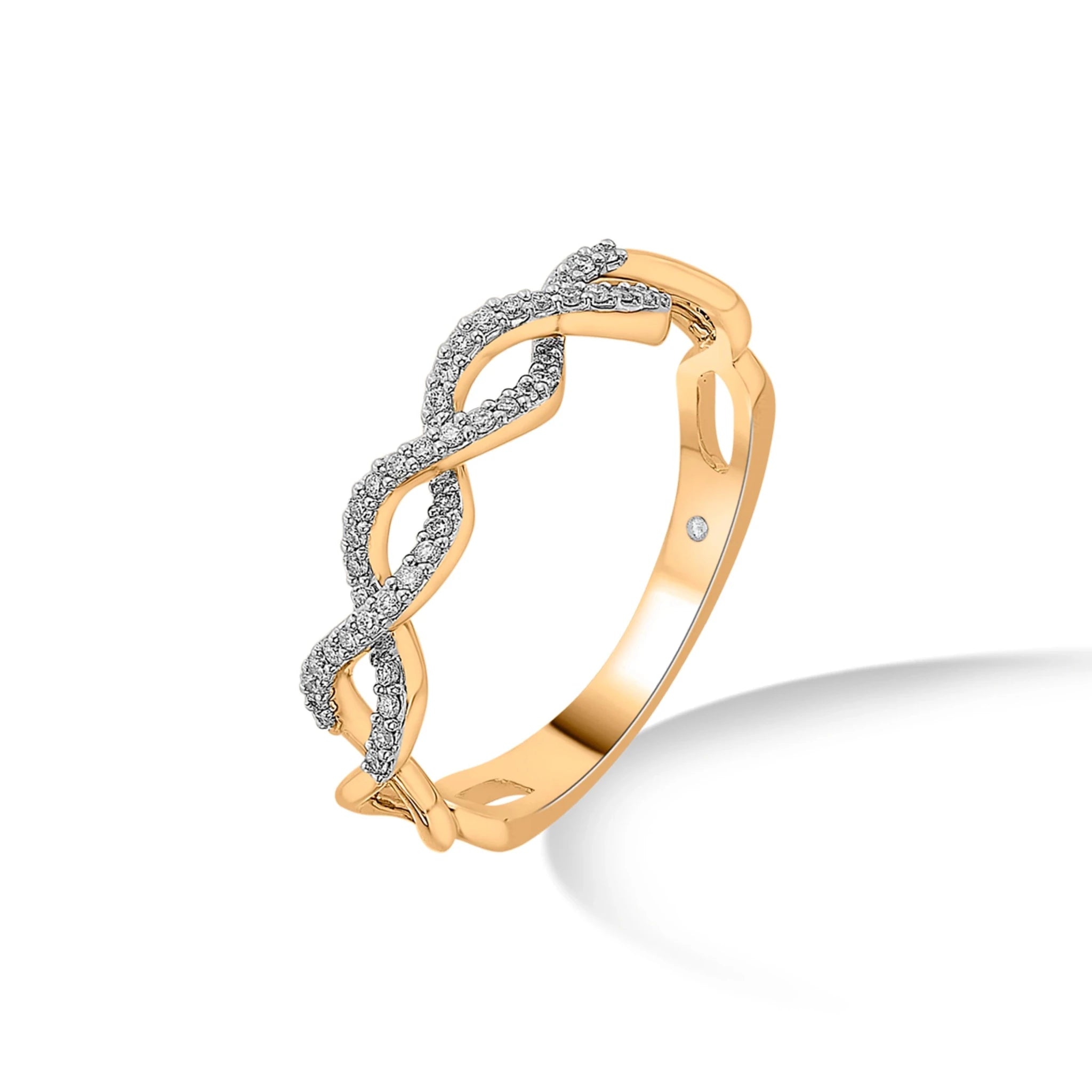 Sassy Cosmic Weave Ring - Zen Diamond India