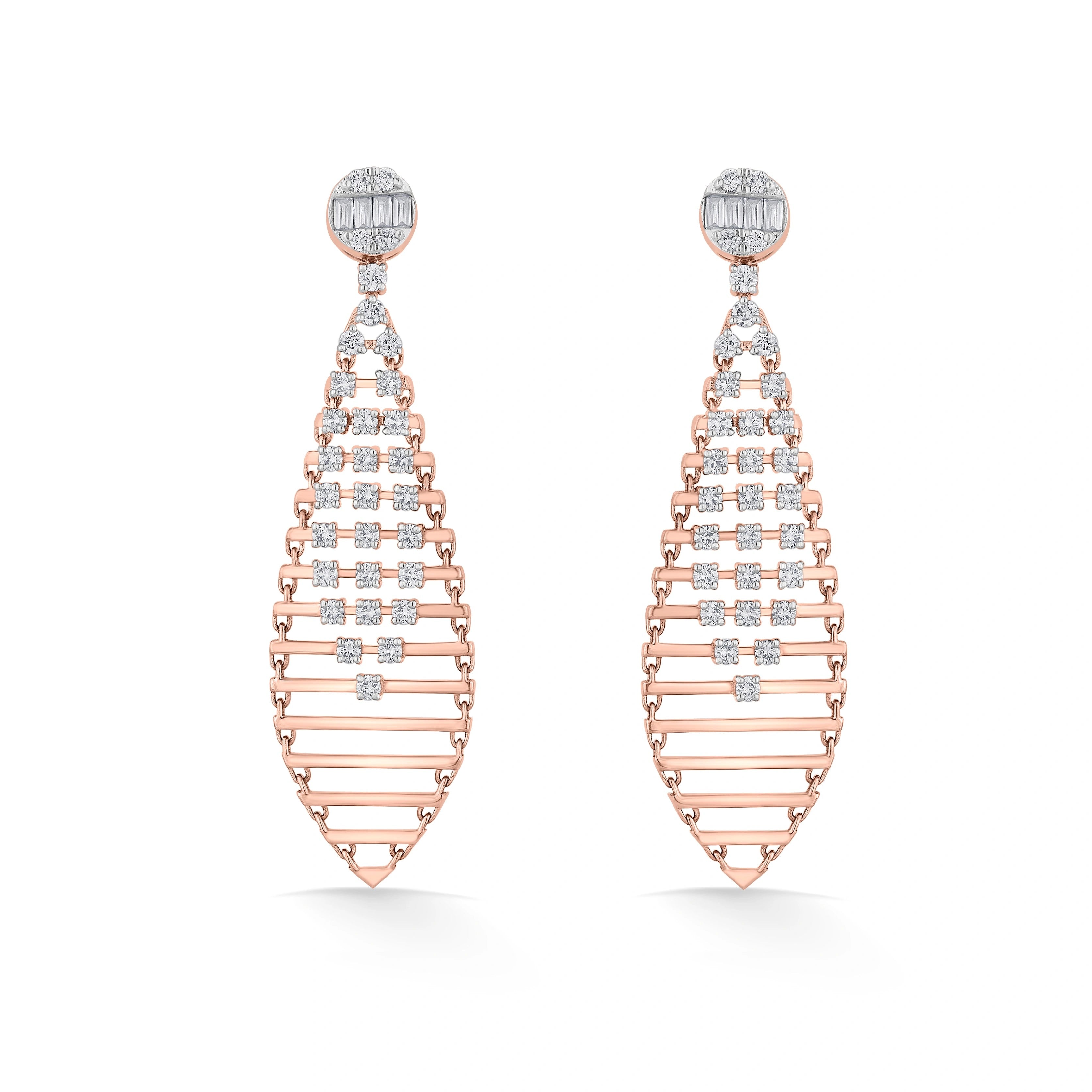 Soiree Radiance Rhapsody Dangle Earrings - Zen Diamond India
