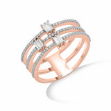 Trio Prism Luxe Ring