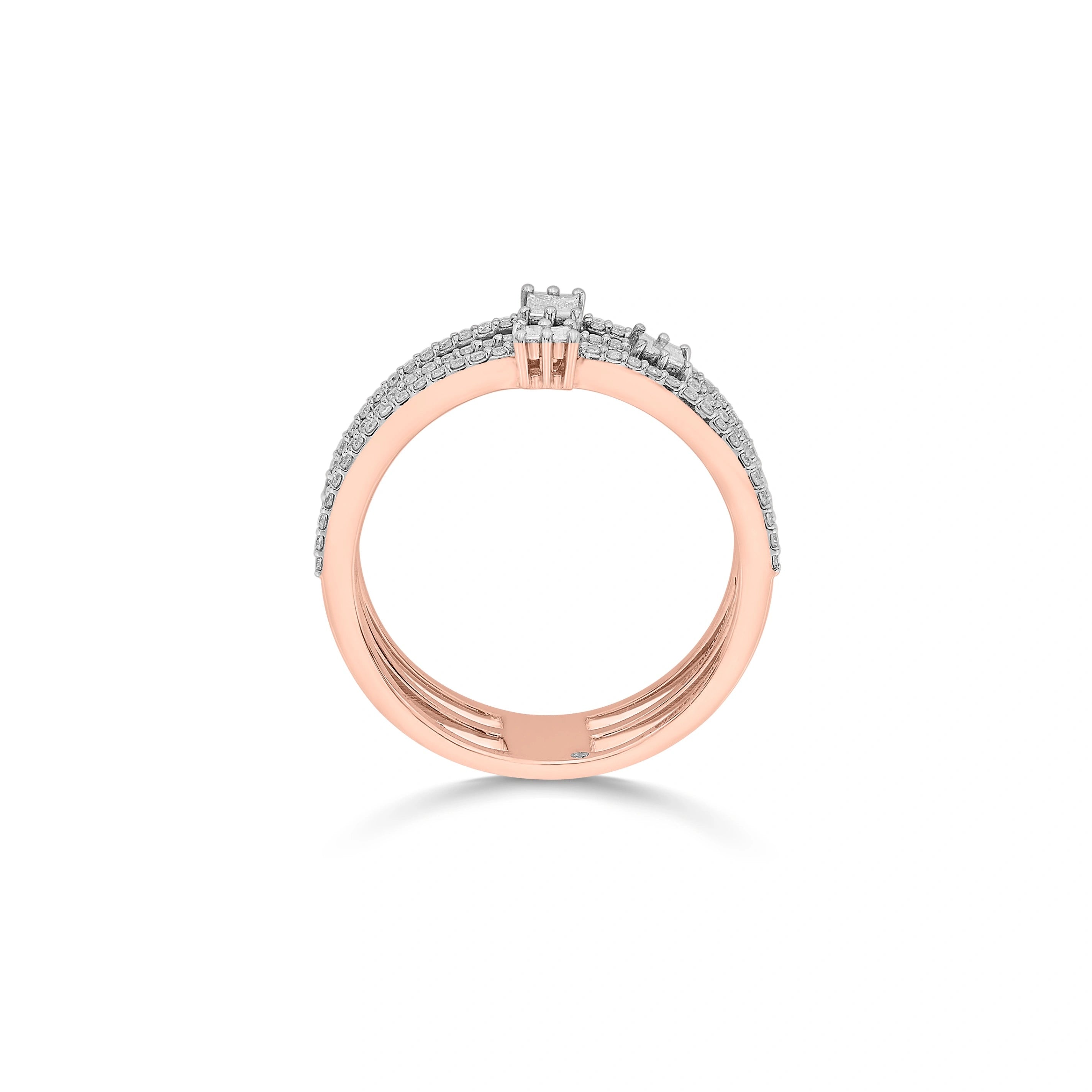 Trio Prism Luxe Ring - Zen Diamond India