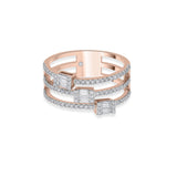 Enchante Triad Baguette Luxe Ring