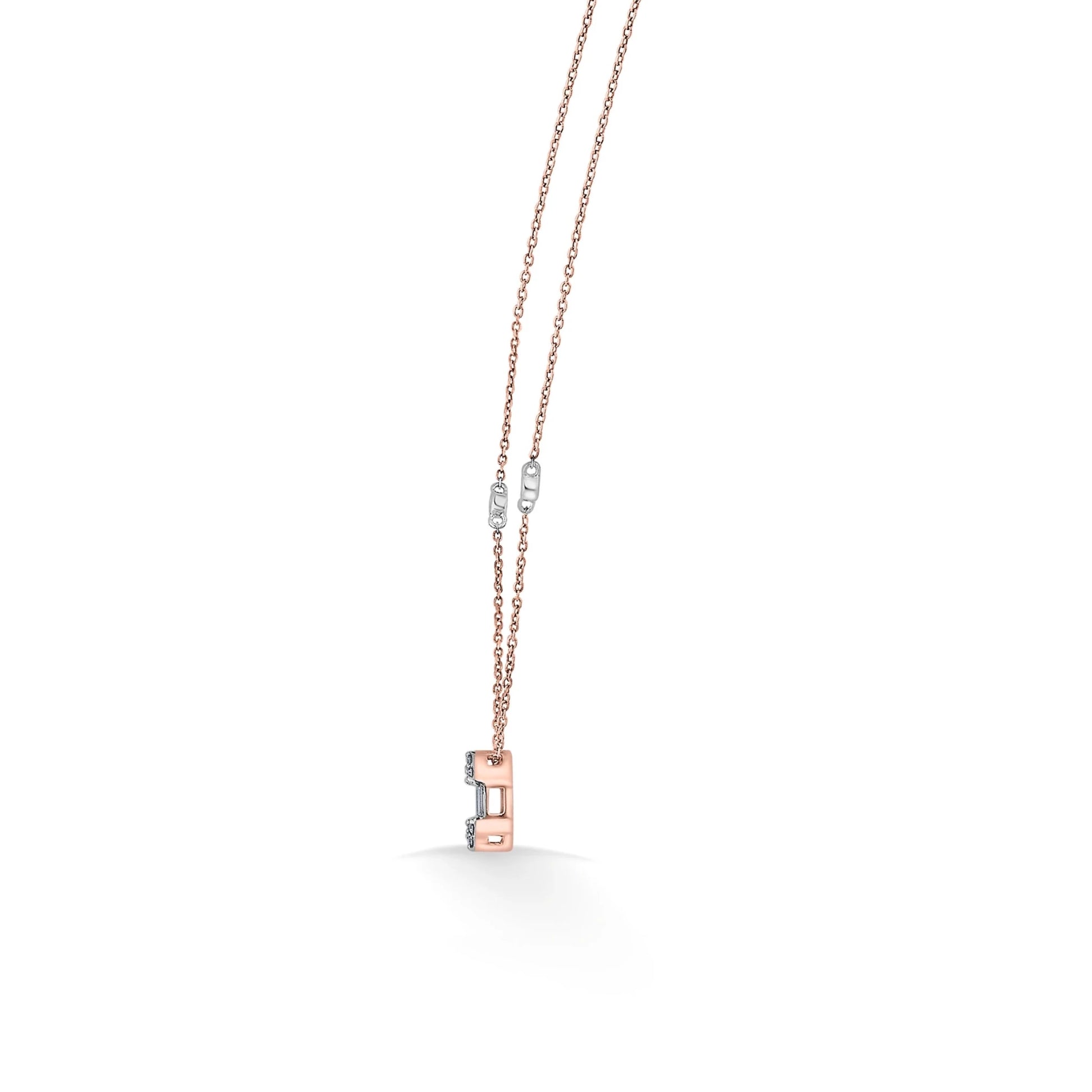 Deck Up Baguette Bullet Luxe Necklace - Zen Diamond India