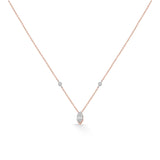 Deck Up Baguette Bullet Luxe Necklace - Zen Diamond India