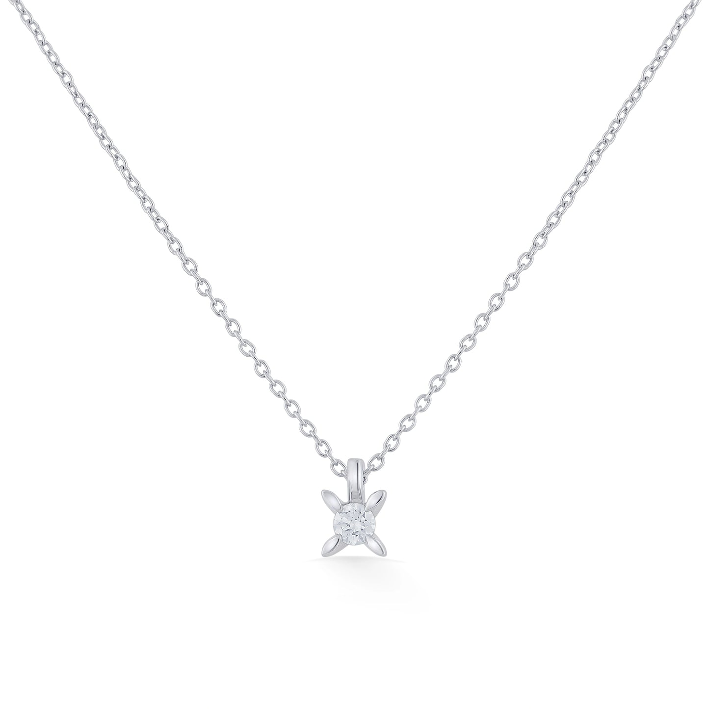 Solitaire Starlit Whisper Necklace - Zen Diamond India
