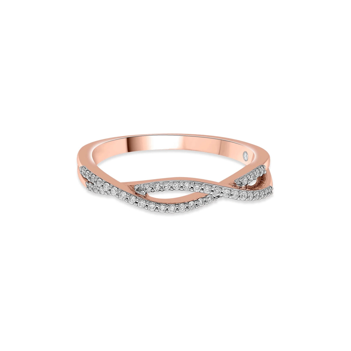 Sassy Intertwined Cosmic Connection Ring - Zen Diamond India
