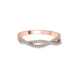 Sassy Intertwined Cosmic Connection Ring - Zen Diamond India