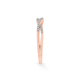 Sassy Intertwined Cosmic Connection Ring - Zen Diamond India