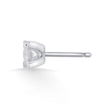 Solitaire Sparkling Petal Studs - Zen Diamond India