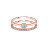 Sassy Glamorous Twinkle Ring - Zen Diamond India
