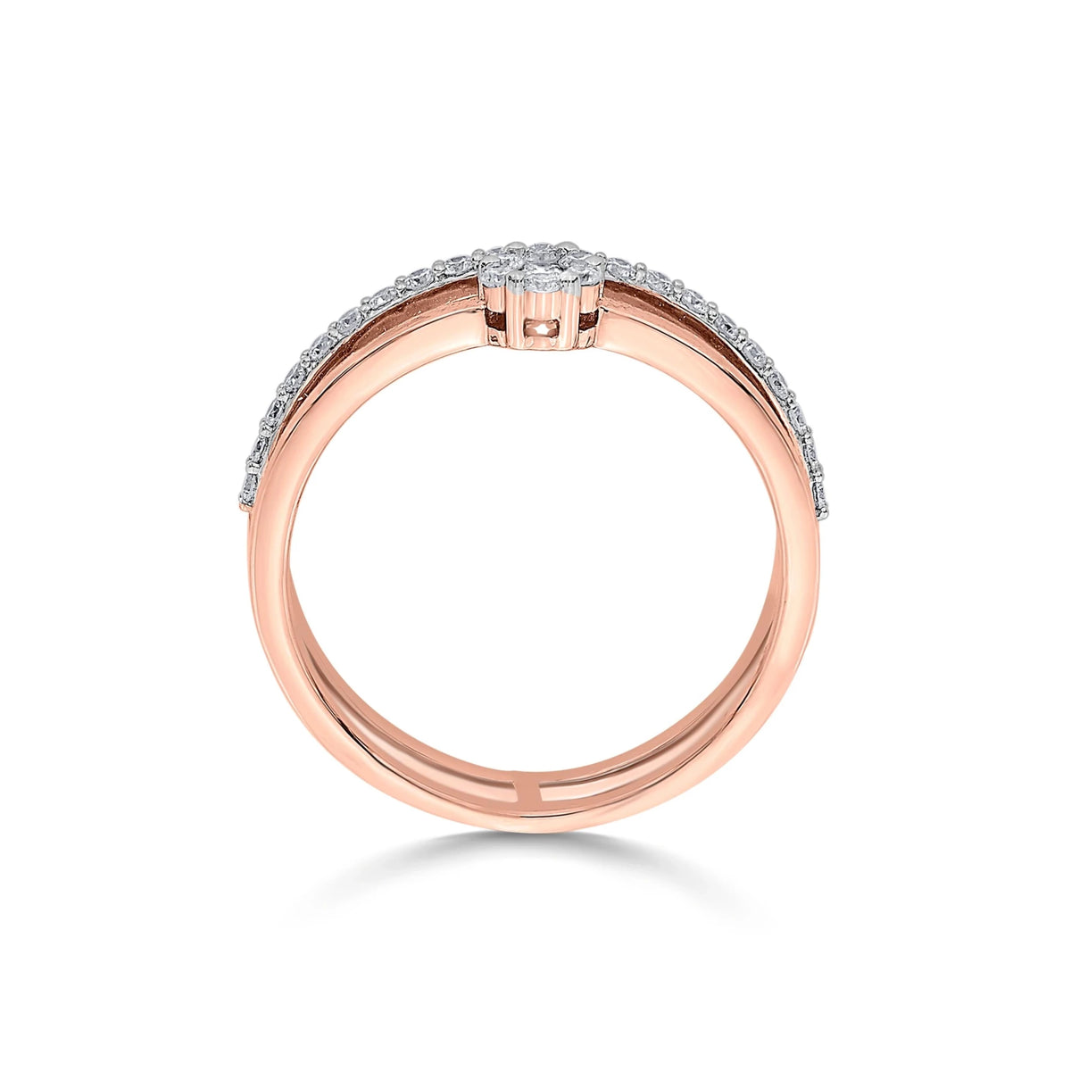 Sassy Glamorous Twinkle Ring - Zen Diamond India