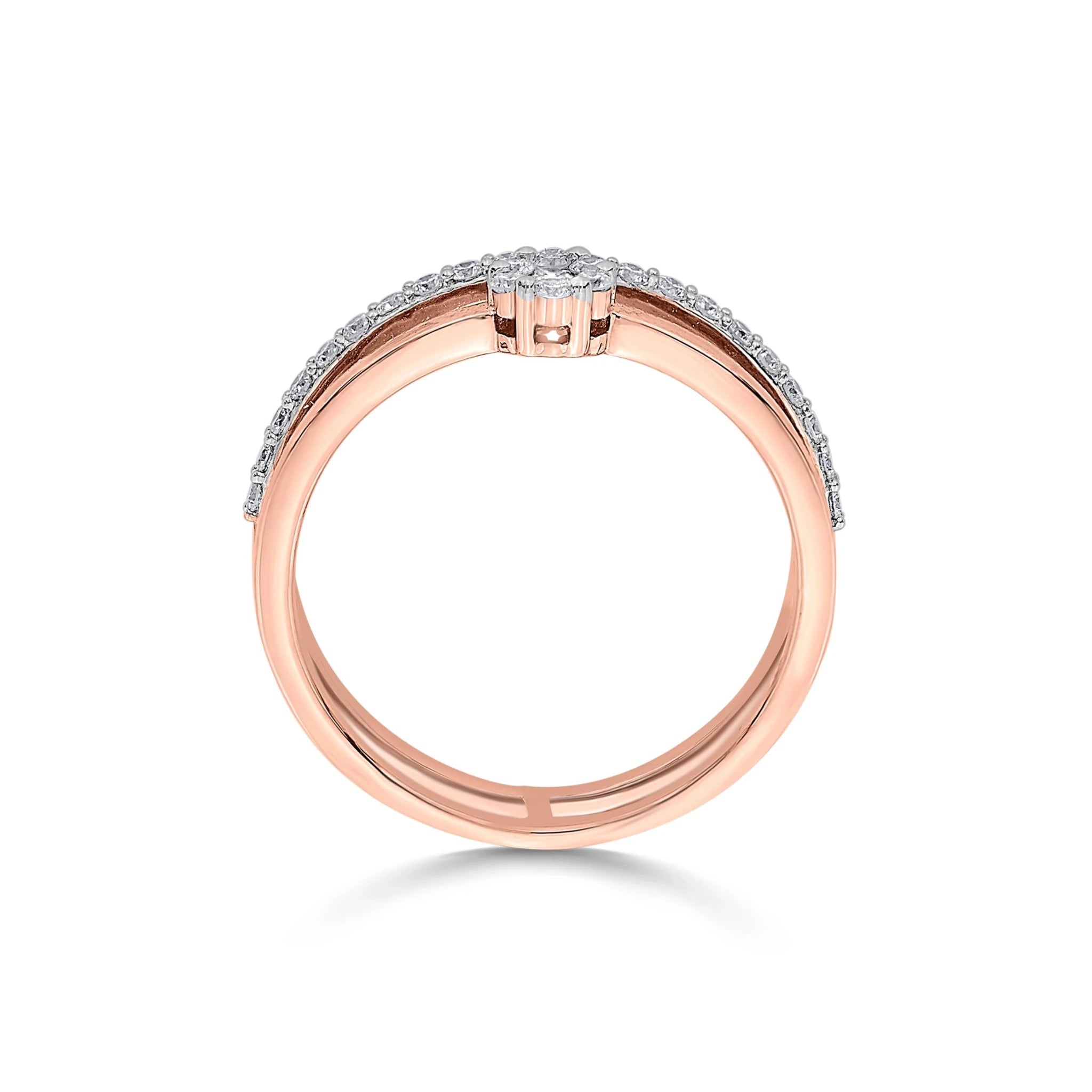 Sassy Glamorous Twinkle Ring - Zen Diamond India